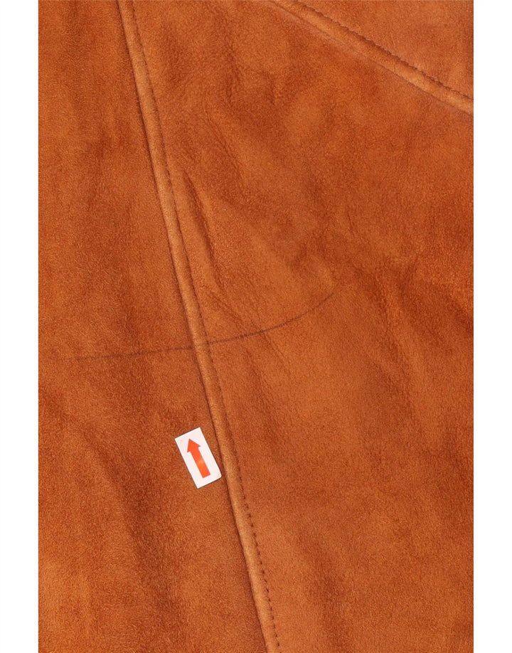 Płaszcz damski w stylu vintage IT 44 Średni beżowy płaszcz Shearling Classic