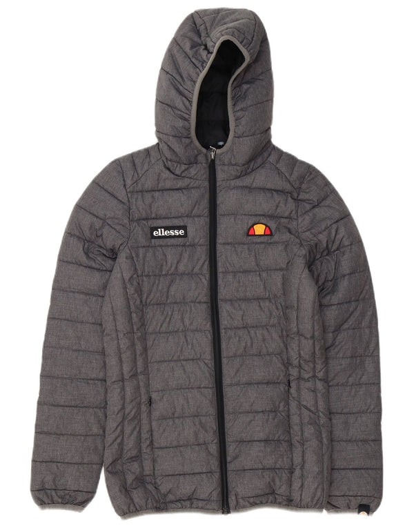 Damska ocieplana kurtka z kapturem Ellesse UK 6 XS Szary poliester