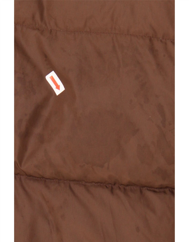 FILA Mens Padded Jacket UK 38 Medium Brown Polyamide Vintage Fila and Second-Hand Fila from Messina Hembry 