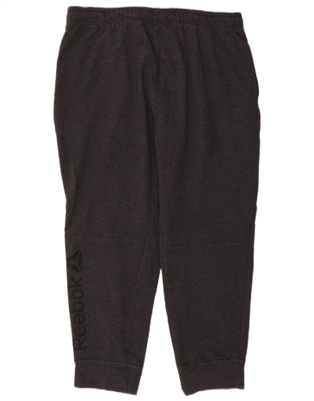 Męskie spodnie dresowe Reebok z grafiką, 2XL, szara bawełna