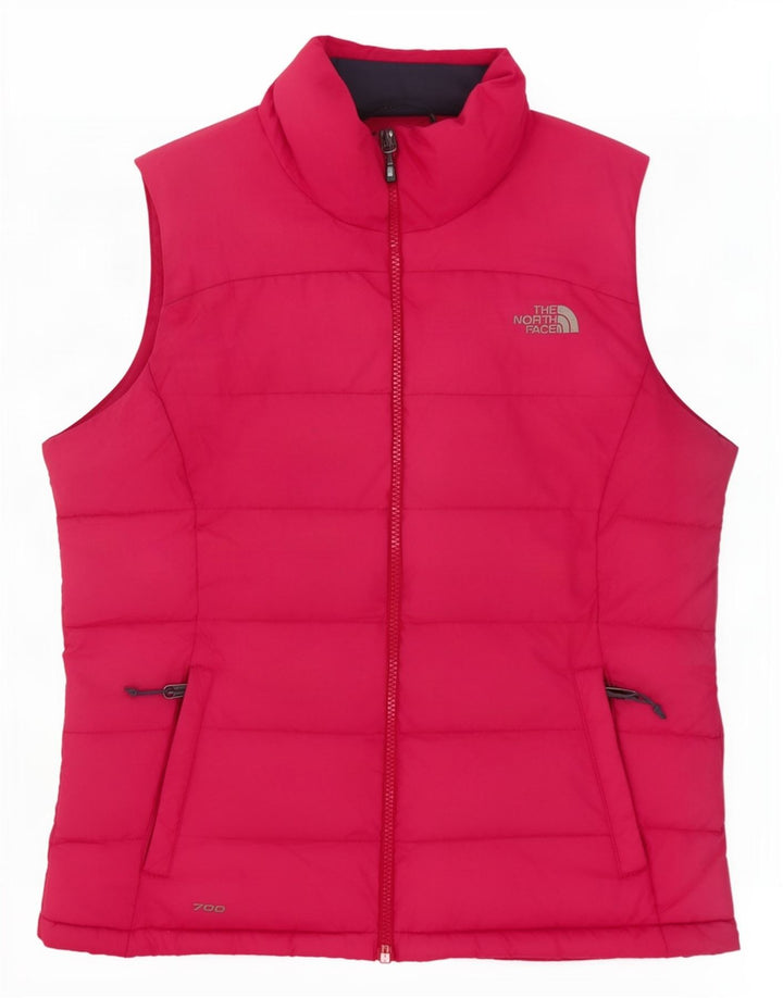 Damska wyściełana kamizelka The North Face UK 14, średni różowy poliester