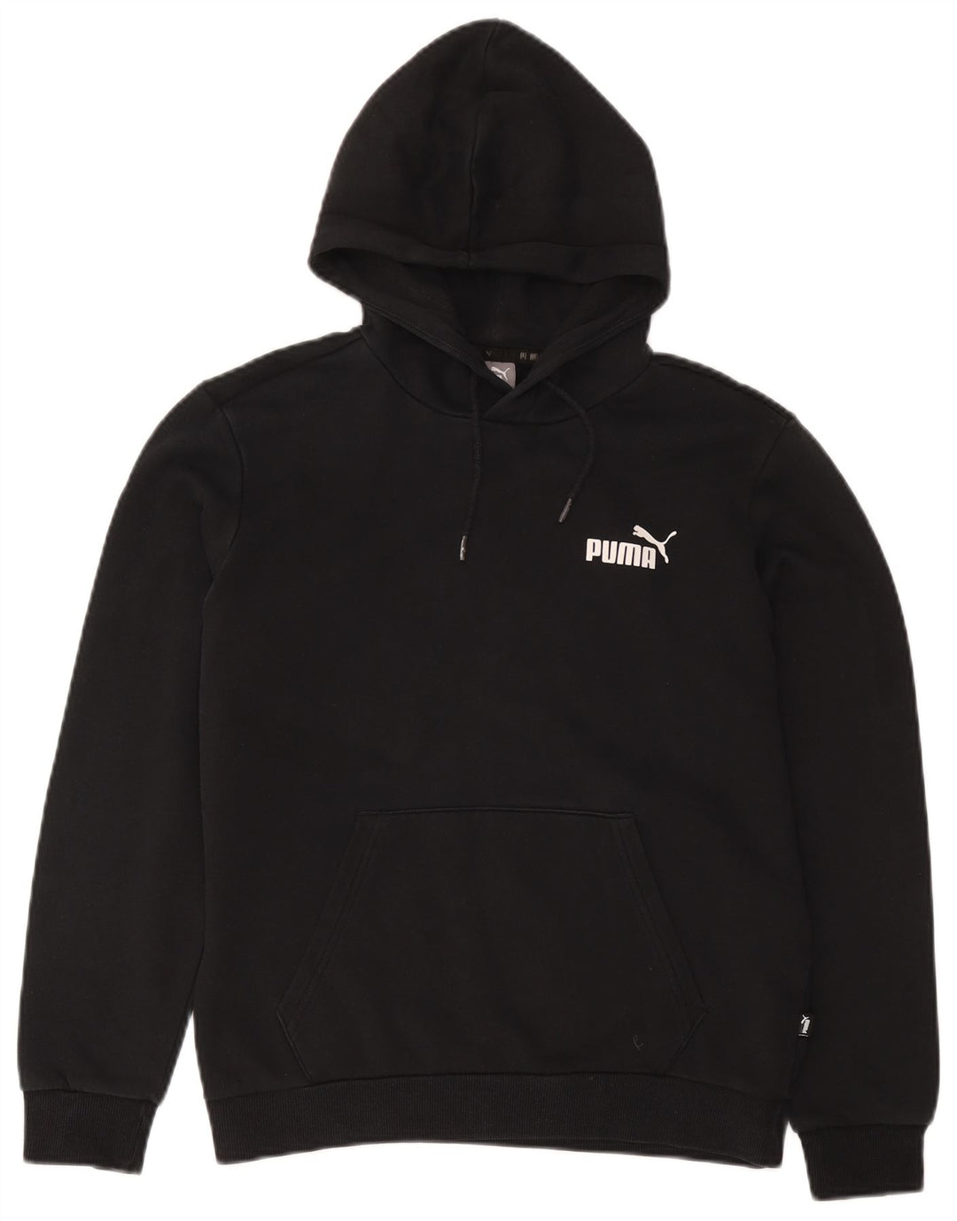 Męski sweter z kapturem Puma, mały, czarny, bawełniany