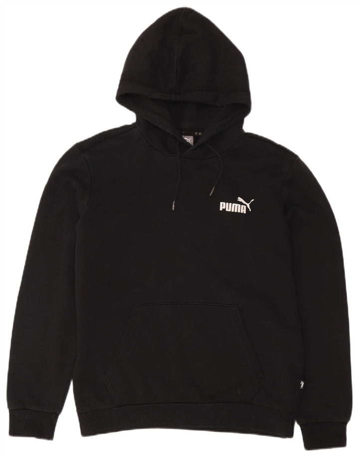Męski sweter z kapturem Puma, mały, czarny, bawełniany
