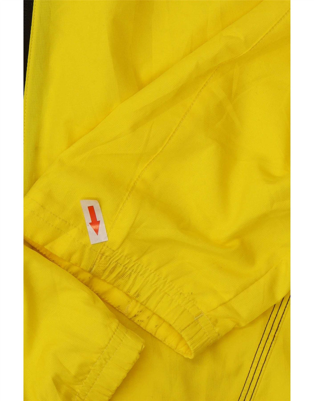 Męska kurtka przeciwdeszczowa Adidas Clima Proof UK 40, duża, żółta, poliestrowa