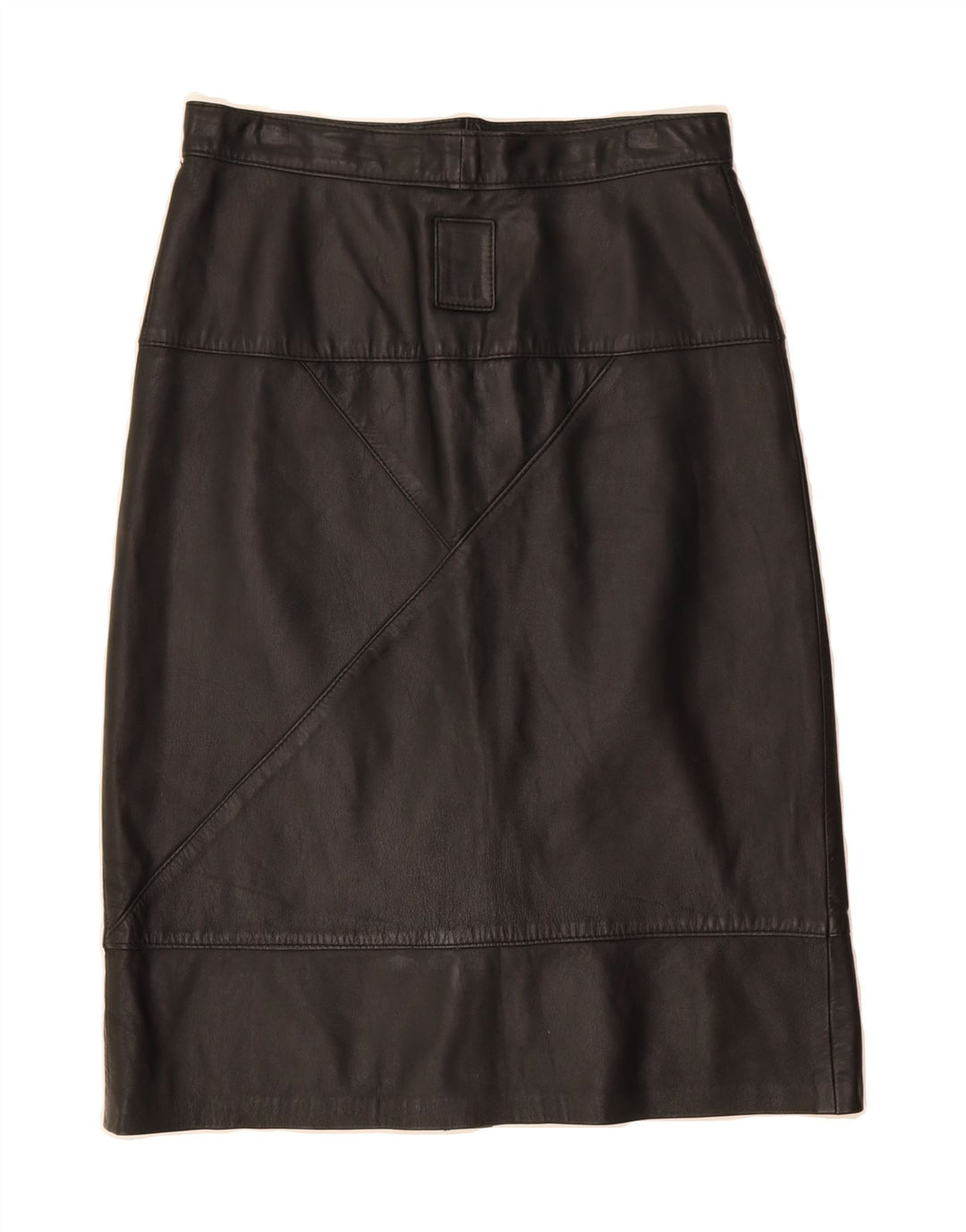 VINTAGE Womens Leather Skirt W30 Medium  Black Vintage Vintage and Second-Hand Vintage from Messina Hembry 