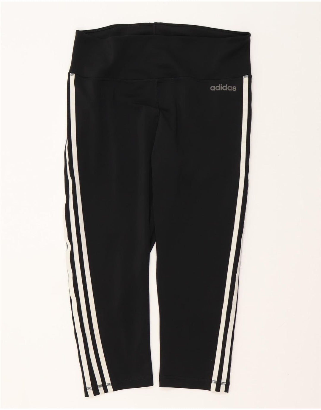 Damskie legginsy ADIDAS Climalite Capri UK 16/18, duży czarny poliester