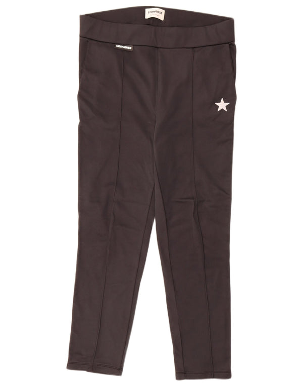 Damskie spodnie dresowe Converse UK 14, nylon w kolorze średniej czerni
