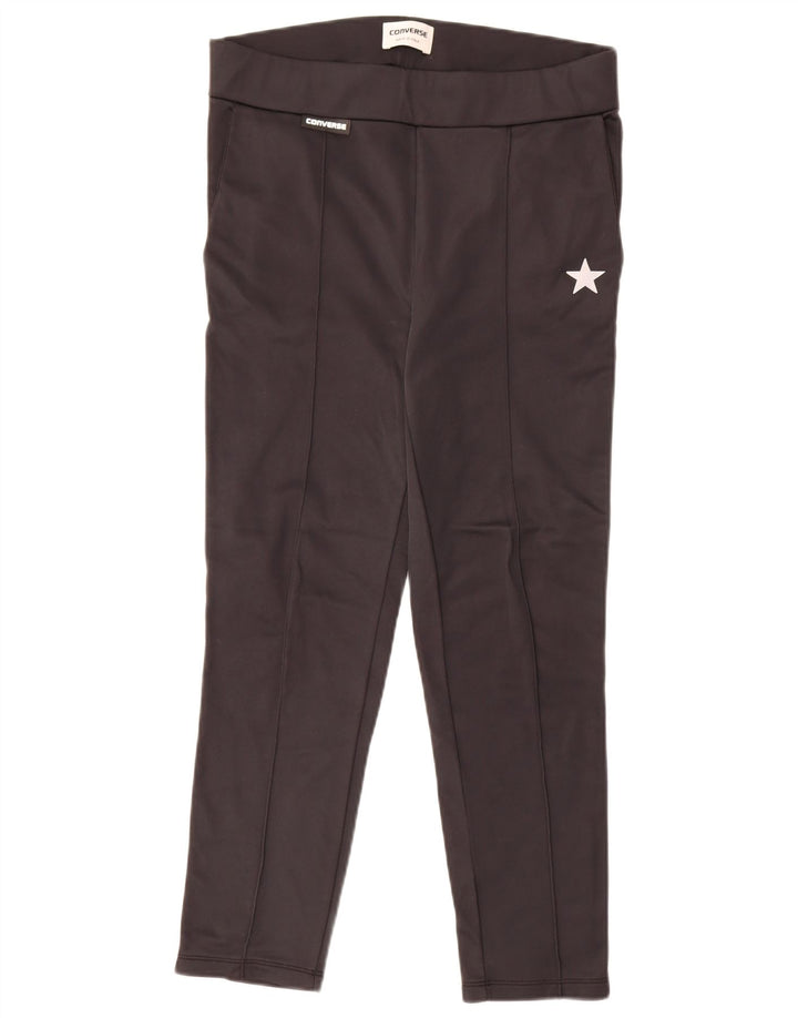 Damskie spodnie dresowe Converse UK 14, nylon w kolorze średniej czerni