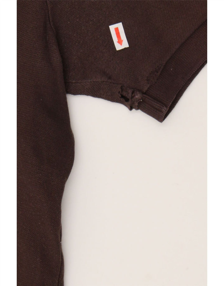 TOMMY HILFIGER Mens Polo Shirt Small Brown Cotton Vintage Tommy Hilfiger and Second-Hand Tommy Hilfiger from Messina Hembry 