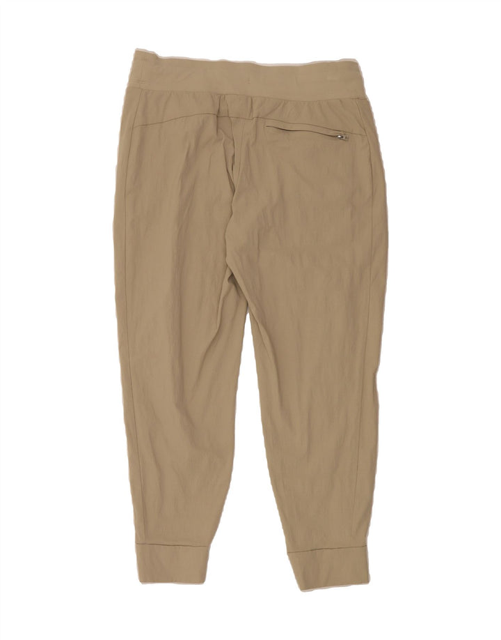 ATHLETA Womens Tracksuit Trousers Joggers US 12 Large  Beige Nylon Vintage Athleta and Second-Hand Athleta from Messina Hembry 