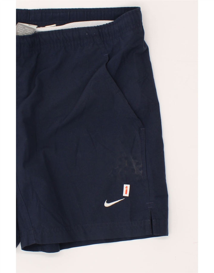 NIKE Mens Sport Shorts Small Navy Blue Vintage Nike and Second-Hand Nike from Messina Hembry 