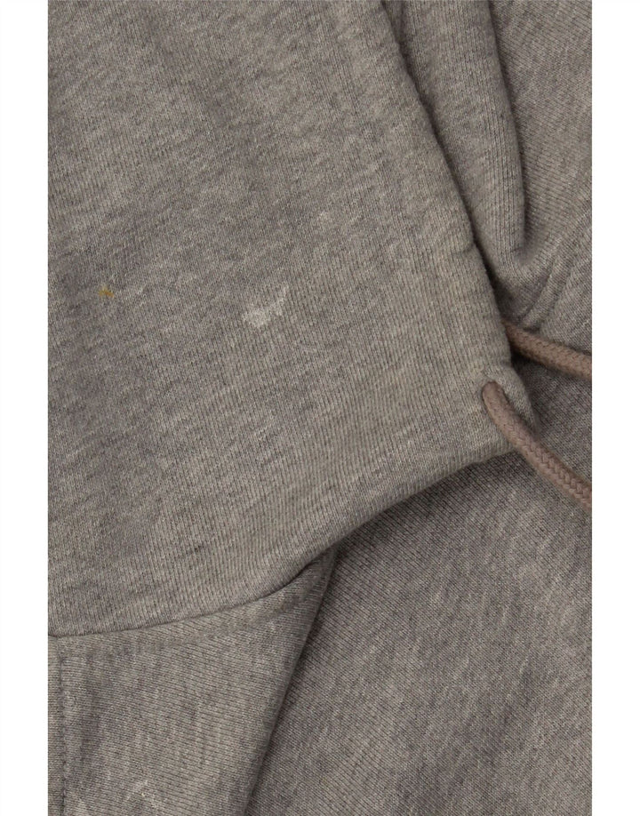 Damska bluza z kapturem Adidas Oversized UK 14 Średnia szara bawełna