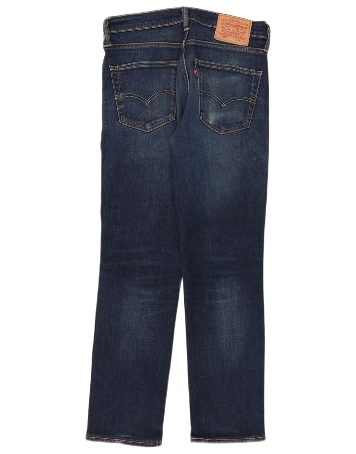 Damskie jeansy Levi's 511 Slim W32 L30 Granatowa bawełna