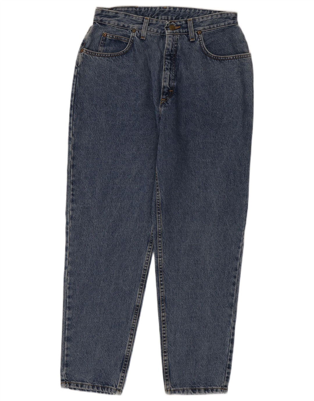 Damskie dżinsy z wysokim stanem LEE W34 L29, niebieska bawełna