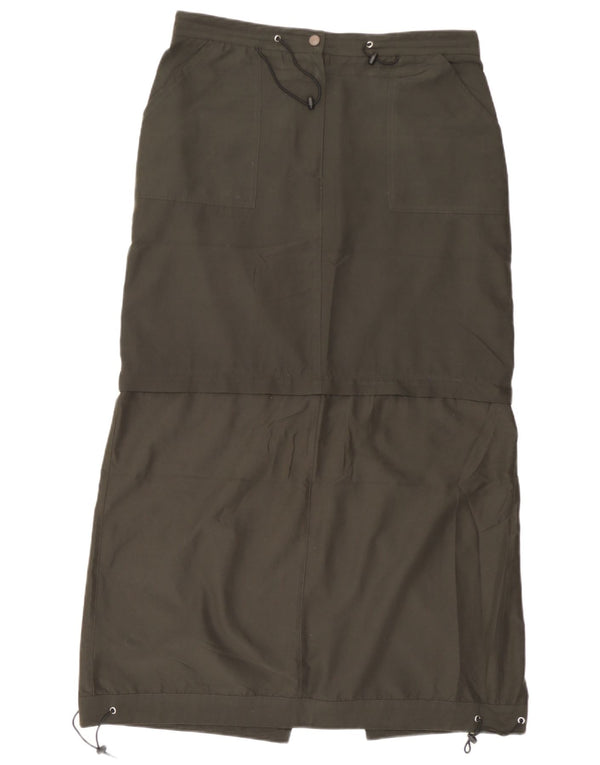 Street One Womens Midi Cargo Skirt UK 16 Large W32  Khaki Polyester