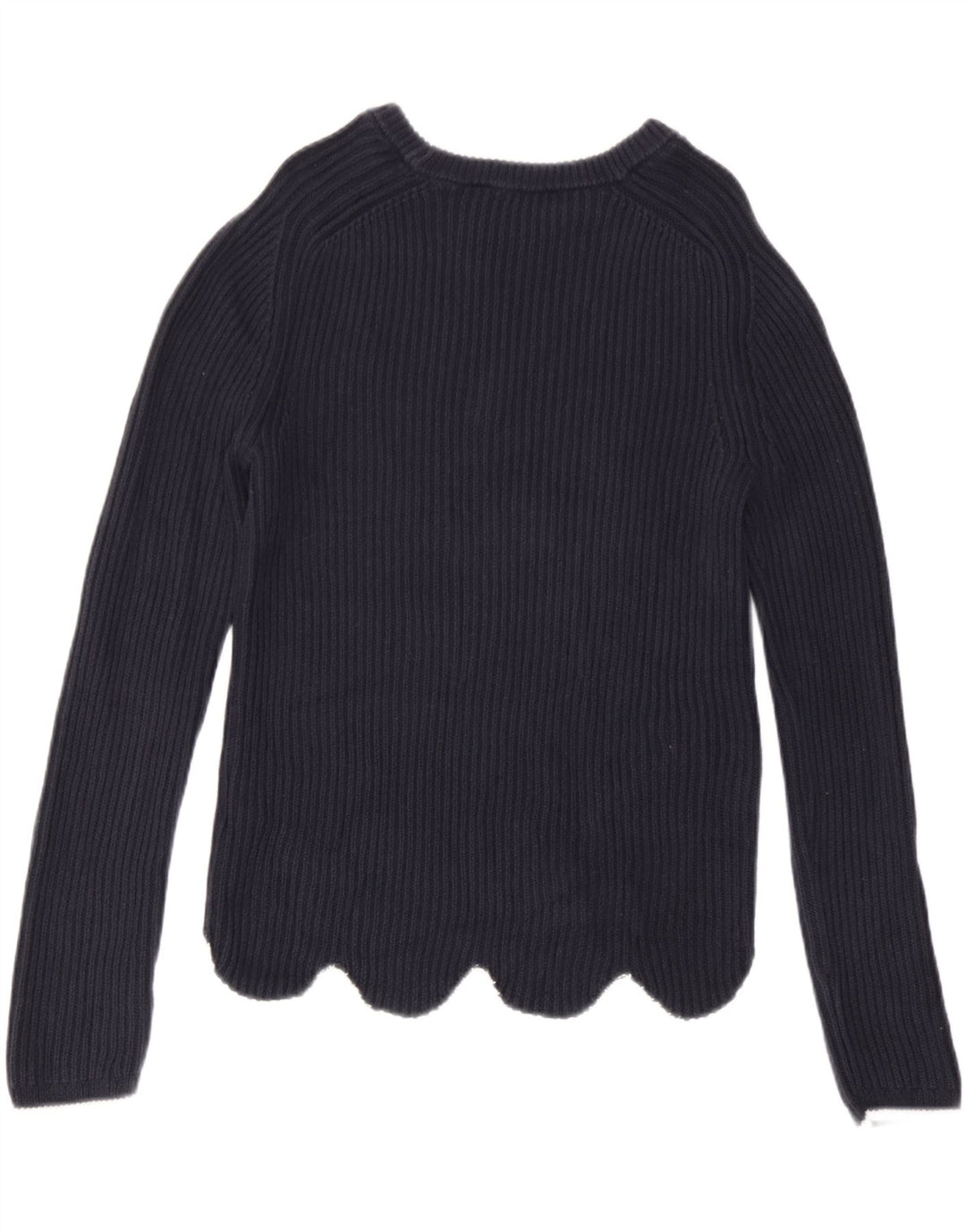 Marks & Spencer Damski sweter z okrągłym dekoltem, UK 10, mały, granatowy