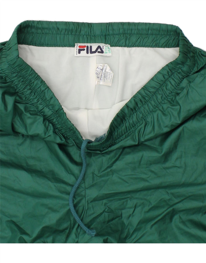FILA Womens Tracksuit Trousers IT 46 Large Green Polyester Vintage Fila and Second-Hand Fila from Messina Hembry 