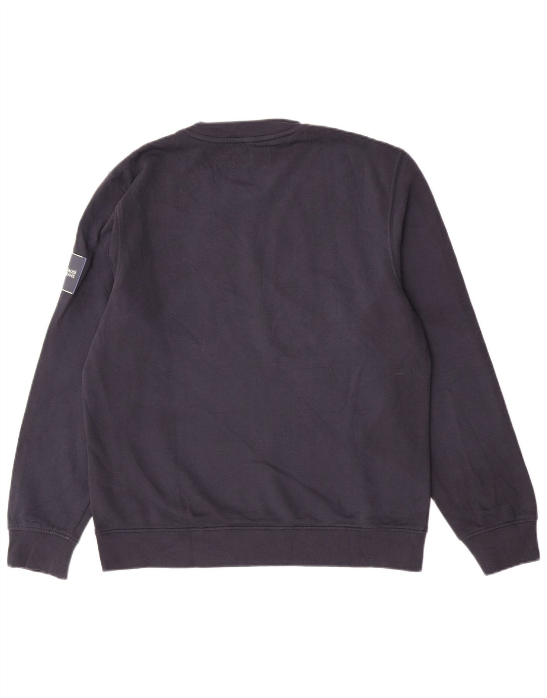 Męska bluza Gaudi, sweter, średni granatowy, bawełniany