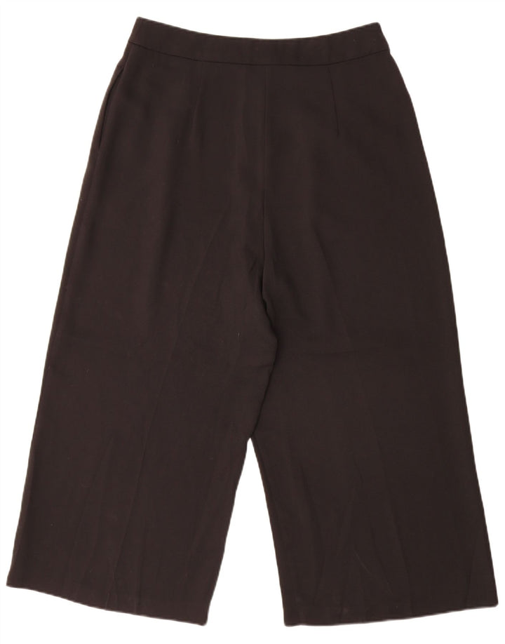 Damskie spodnie Capri Topshop UK 12 Medium W30 L21 Czarny poliester