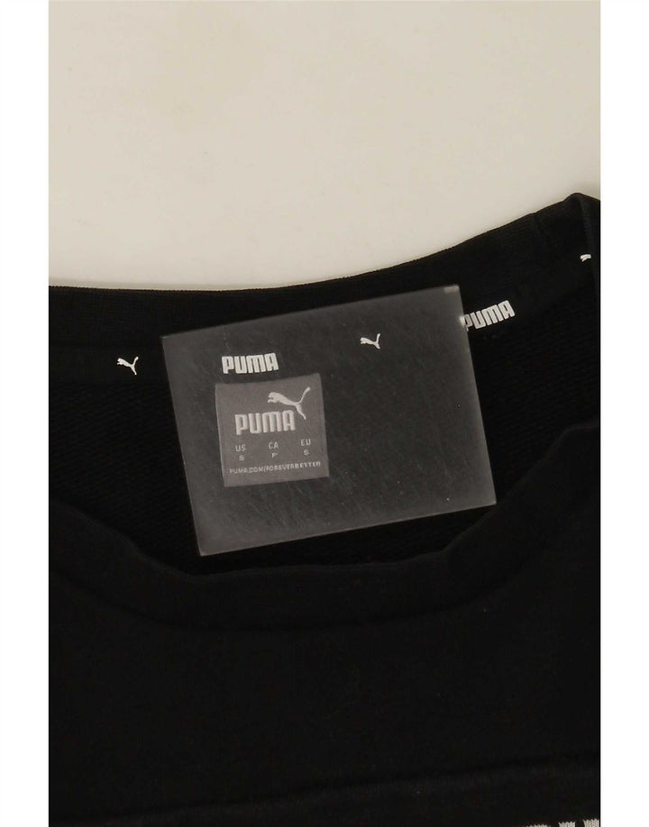Damska bluza Puma Graphic Jumper UK 10 Small Black Colorblock