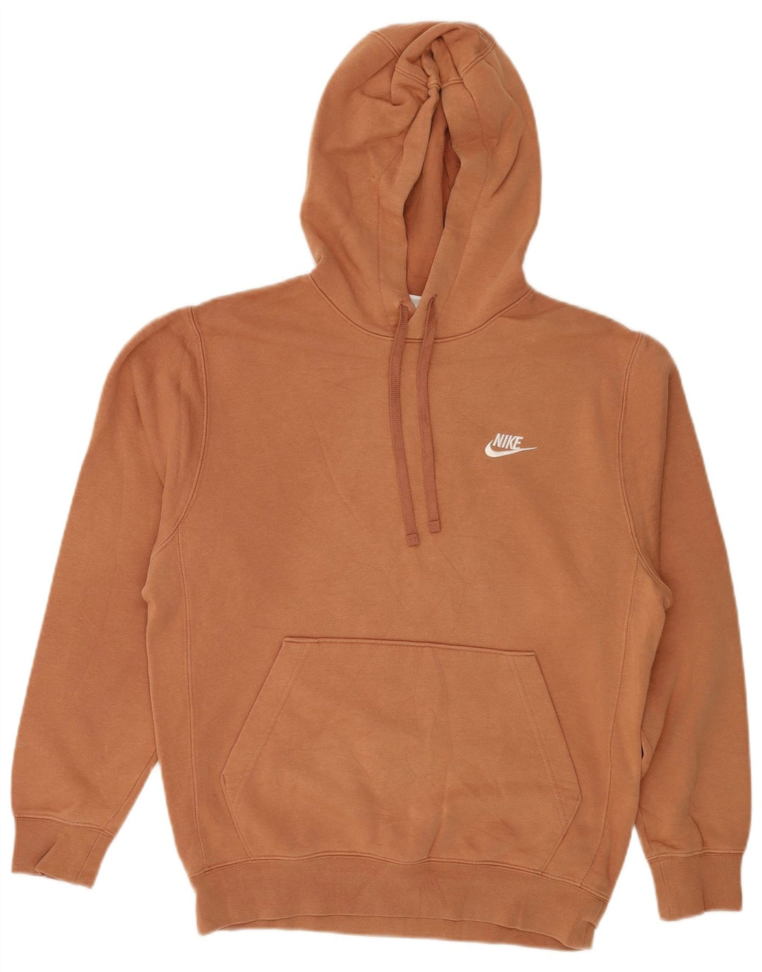 Adidas Męska bluza z kapturem, mała, brązowa, bawełniana