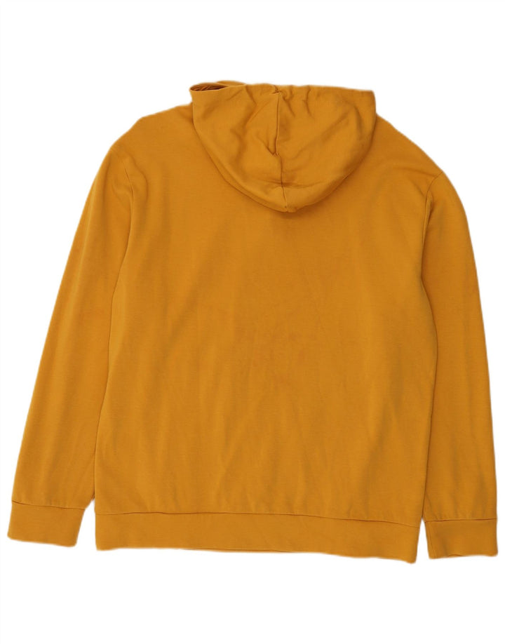 Męska bluza z kapturem Puma, średnia żółta bawełna