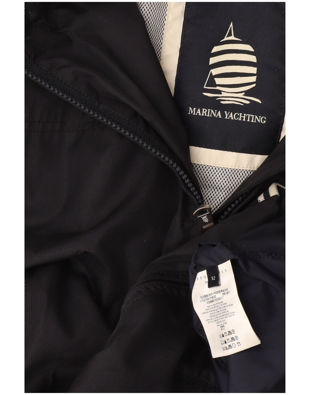 Męska kurtka bomber Marina Yachting IT 52 XL granatowa, poliester