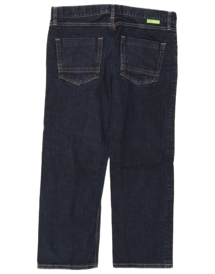 Męskie jeansy HUGO BOSS W33 L25 Granatowe, bawełniane