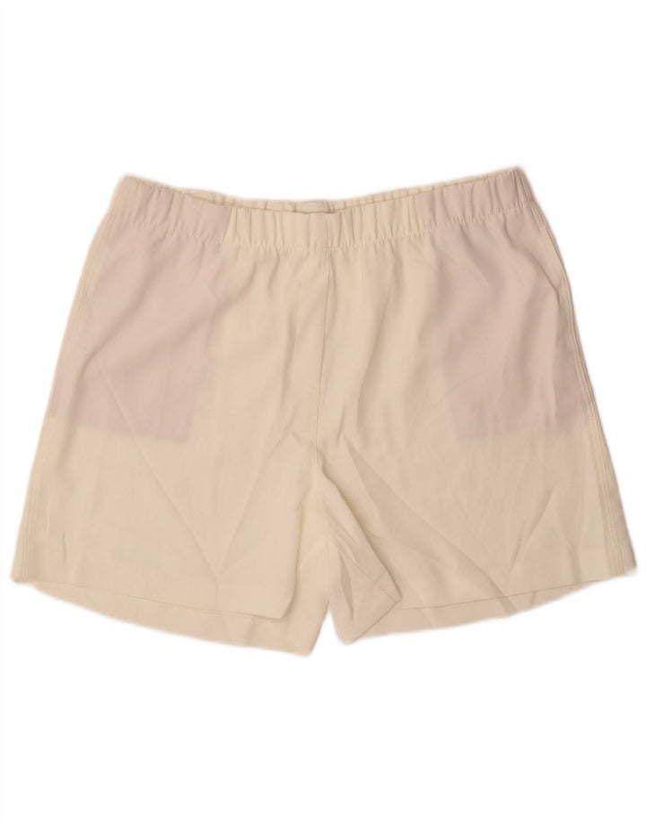 Marks & Spencer Damskie spodenki Chino UK 18 XL W38 Złamana biel Poliester