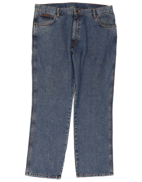 Męskie jeansy WRANGLER Texas Straight W40 L30 Niebieskie, bawełniane