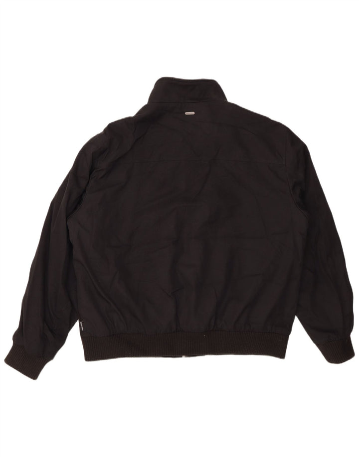 Męska kurtka bomber CALVIN KLEIN UK 40, duża, czarna, poliester