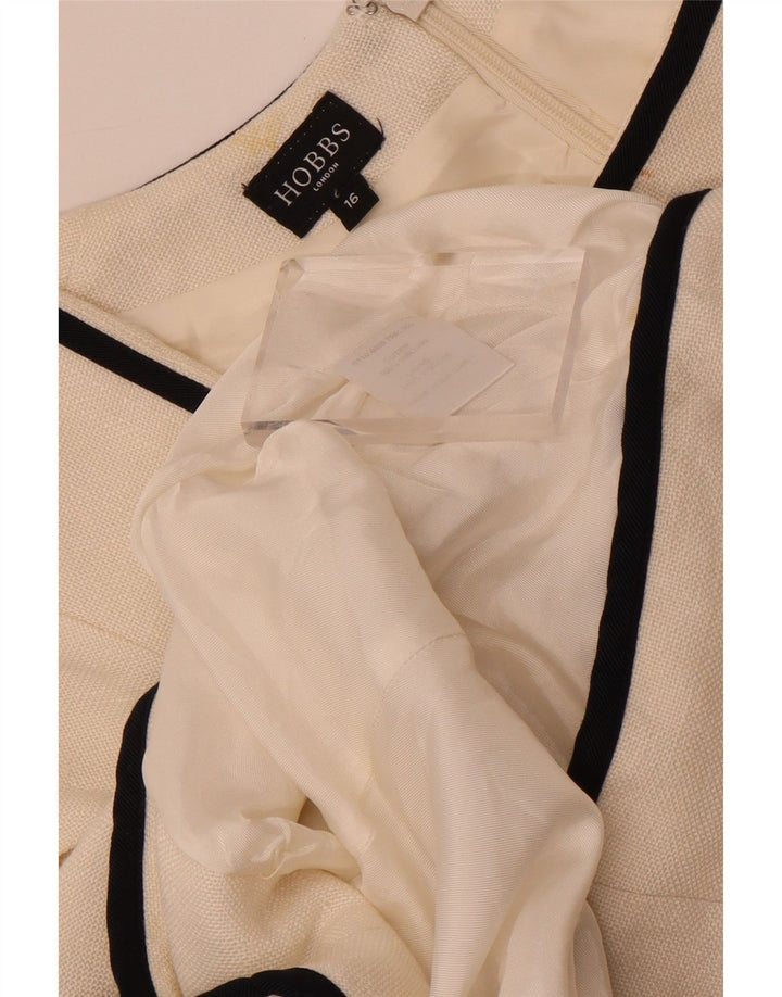 Damski zestaw 2-częściowy Hobbs z rękawem 3/4, UK 16, duży, biała wiskoza