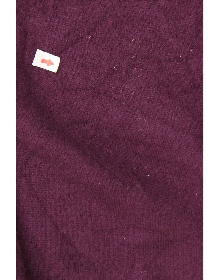 Damski sweter Marks & Spencer z okrągłym dekoltem, UK 12, średni fiolet