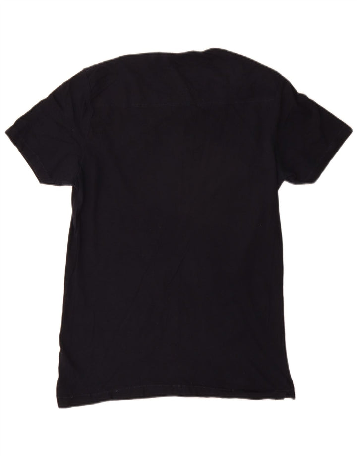 T-shirt męski French Connection Top, średni, granatowy, bawełniany
