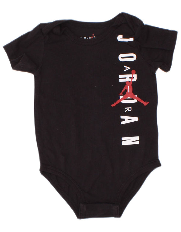 Body chłopięce Jordan Baby Graphic 6-9 miesięcy, czarne, bawełniane