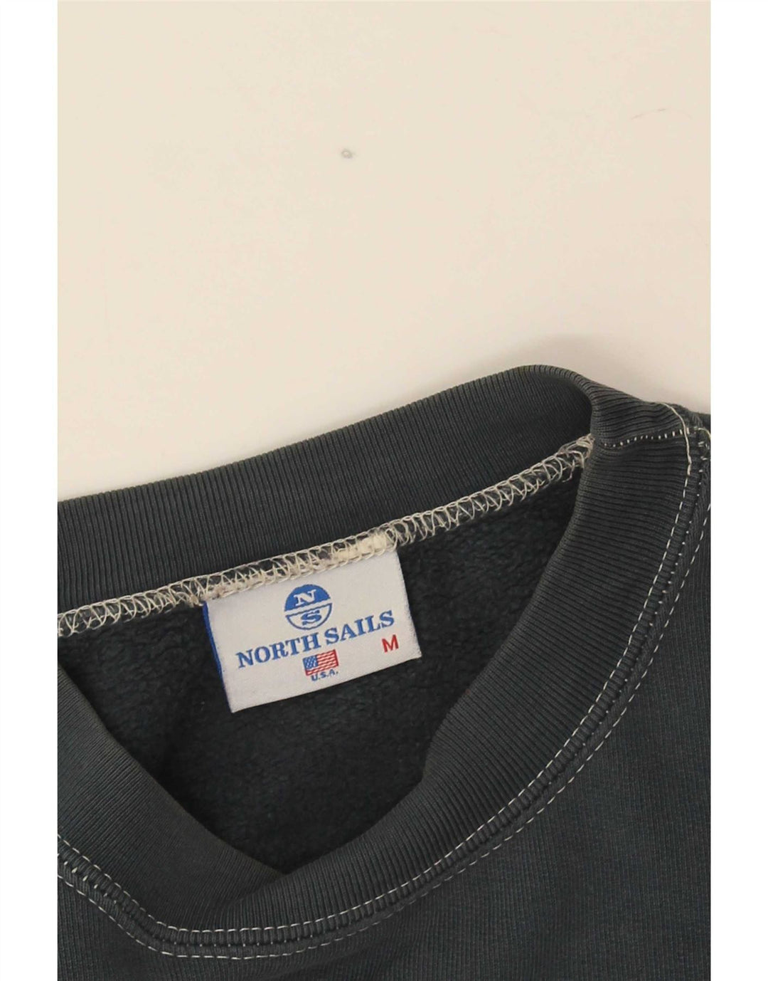 Męski sweter z grafiką North Sails, średni niebieski
