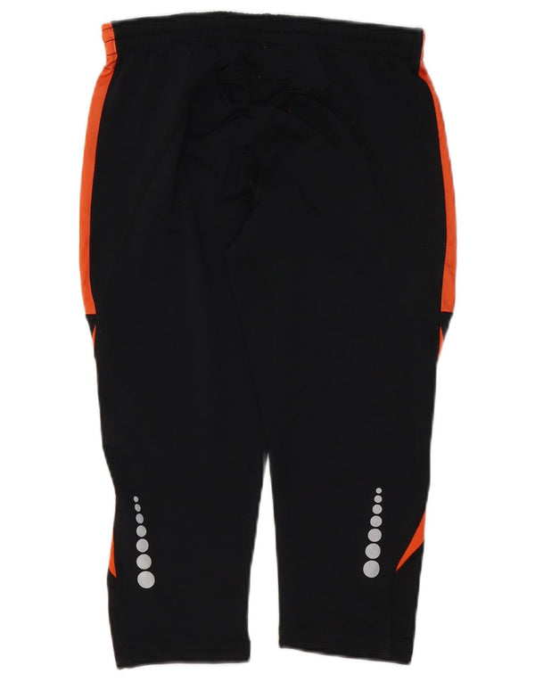 Damskie spodenki sportowe Asics Bermudy UK 14, duży czarny poliester z blokami kolorów