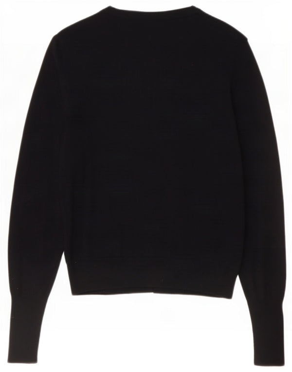Marks & Spencer Damski sweter kardigan UK 10 Small, czarna wiskoza