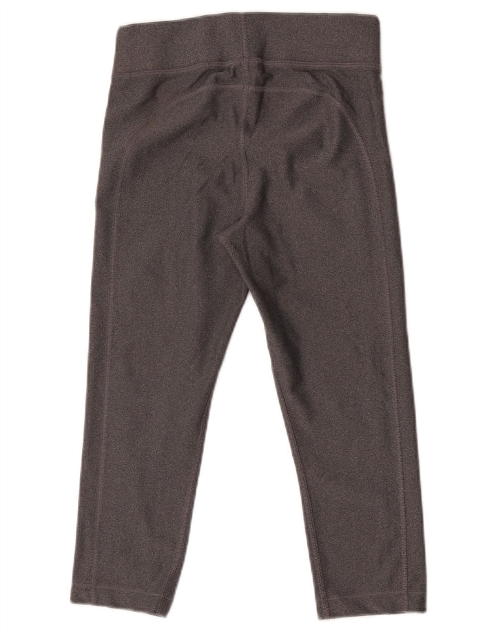 Damskie legginsy Capri Under Armour UK 10, małe, szare, poliestrowe