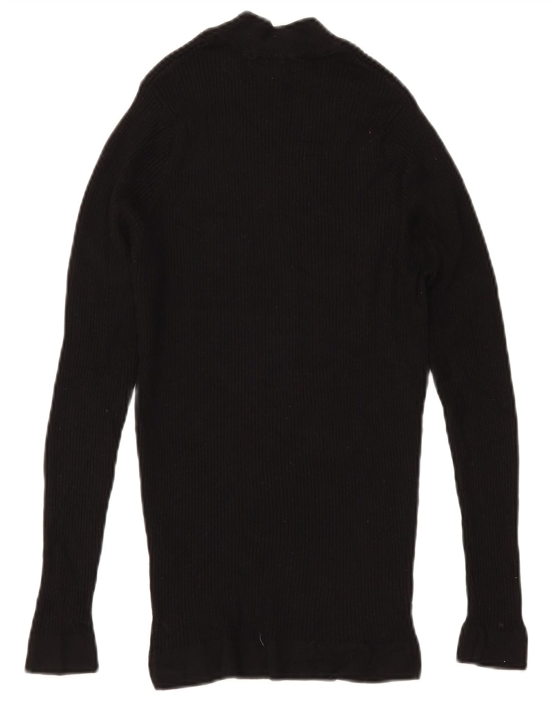 Damski sweter z golfem ZARA UK 8 Small, czarna wiskoza