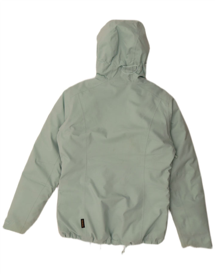 Damska kurtka z kapturem, oversize, wyściełana Jack Wolfskin, UK 8/10, mała zielona