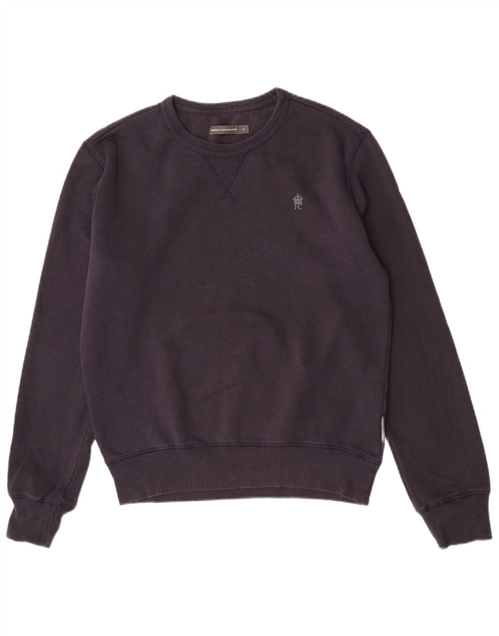 Bluza męska French Connection, mała, granatowa, bawełniana