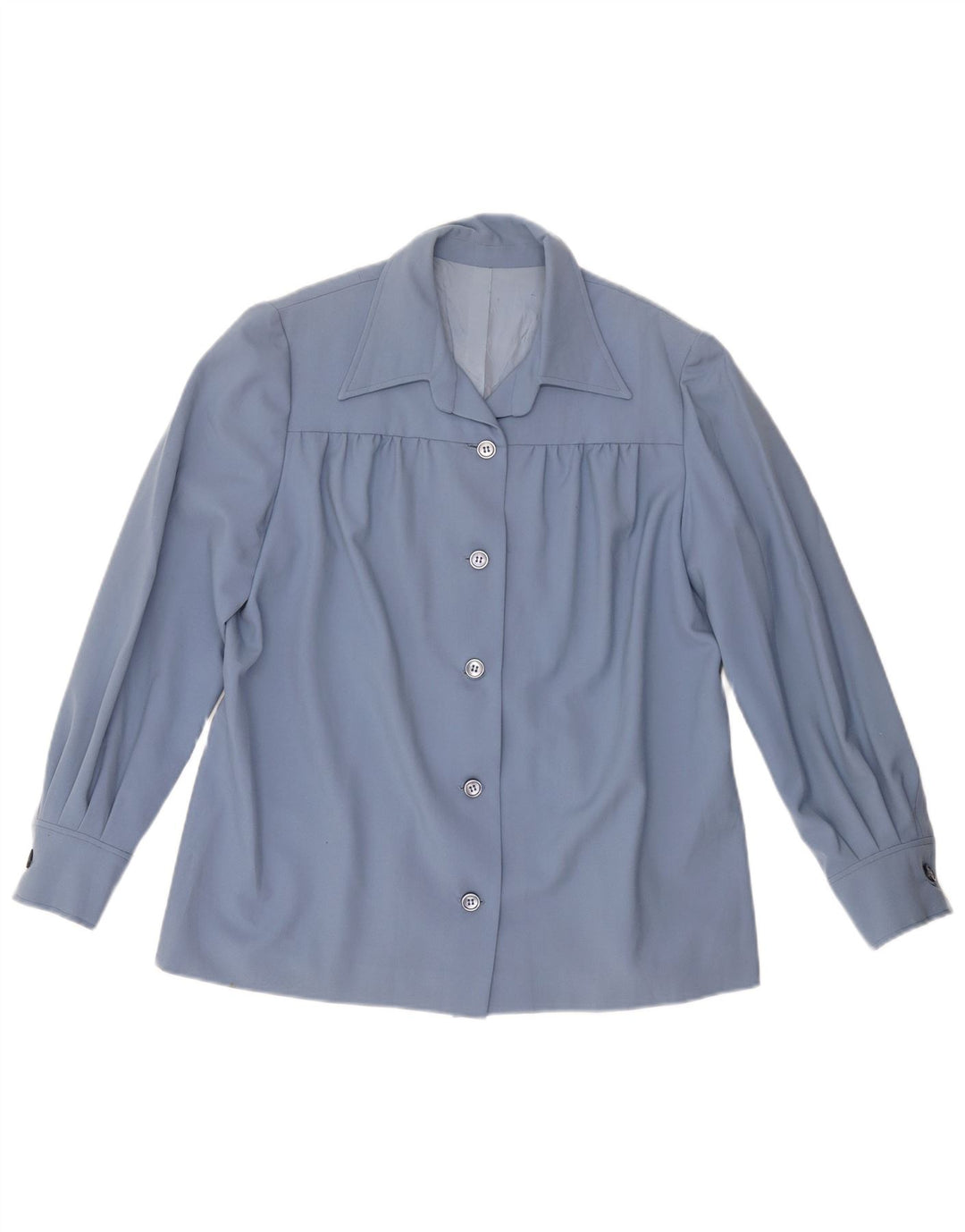 Koszula damska VINTAGE UK 18 XL niebieska