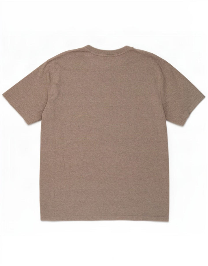 T-shirt męski Fila Top, średnioszary, bawełniany w cętki