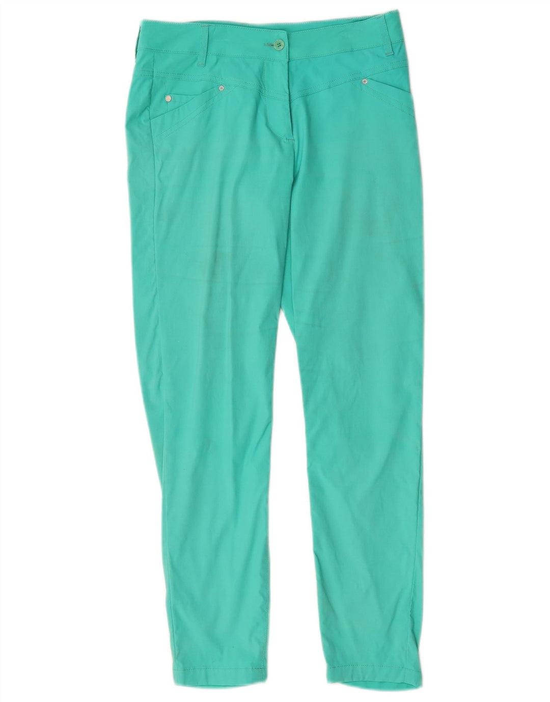 Spodnie damskie Chervo Slim Casual IT 42 Medium W30 L27 Turkusowe