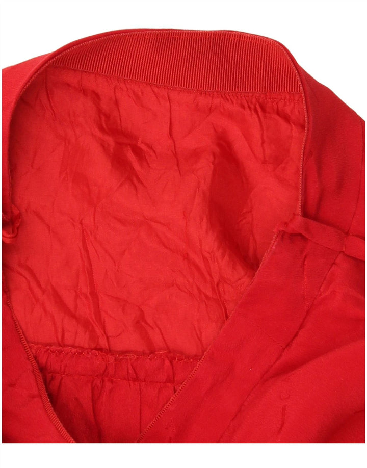 Vintage damski, oversize'owy 2-częściowy zestaw spódnic UK 14 Medium W26 Red