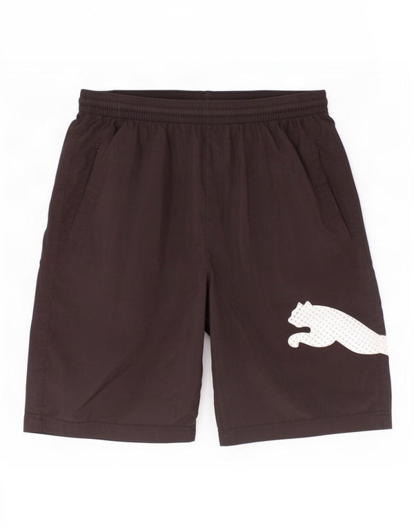 Puma Boys Graphic Sport Shorts 13-14 Years Black