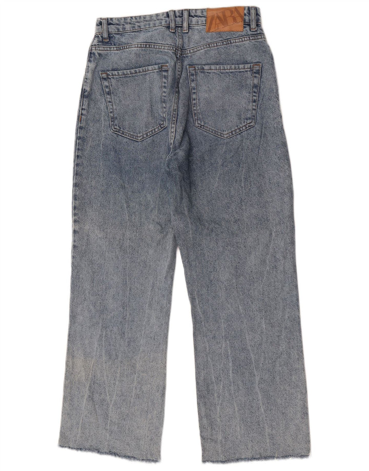 Luźne jeansy damskie Zara EU 38 Small W28 L27 Niebieskie
