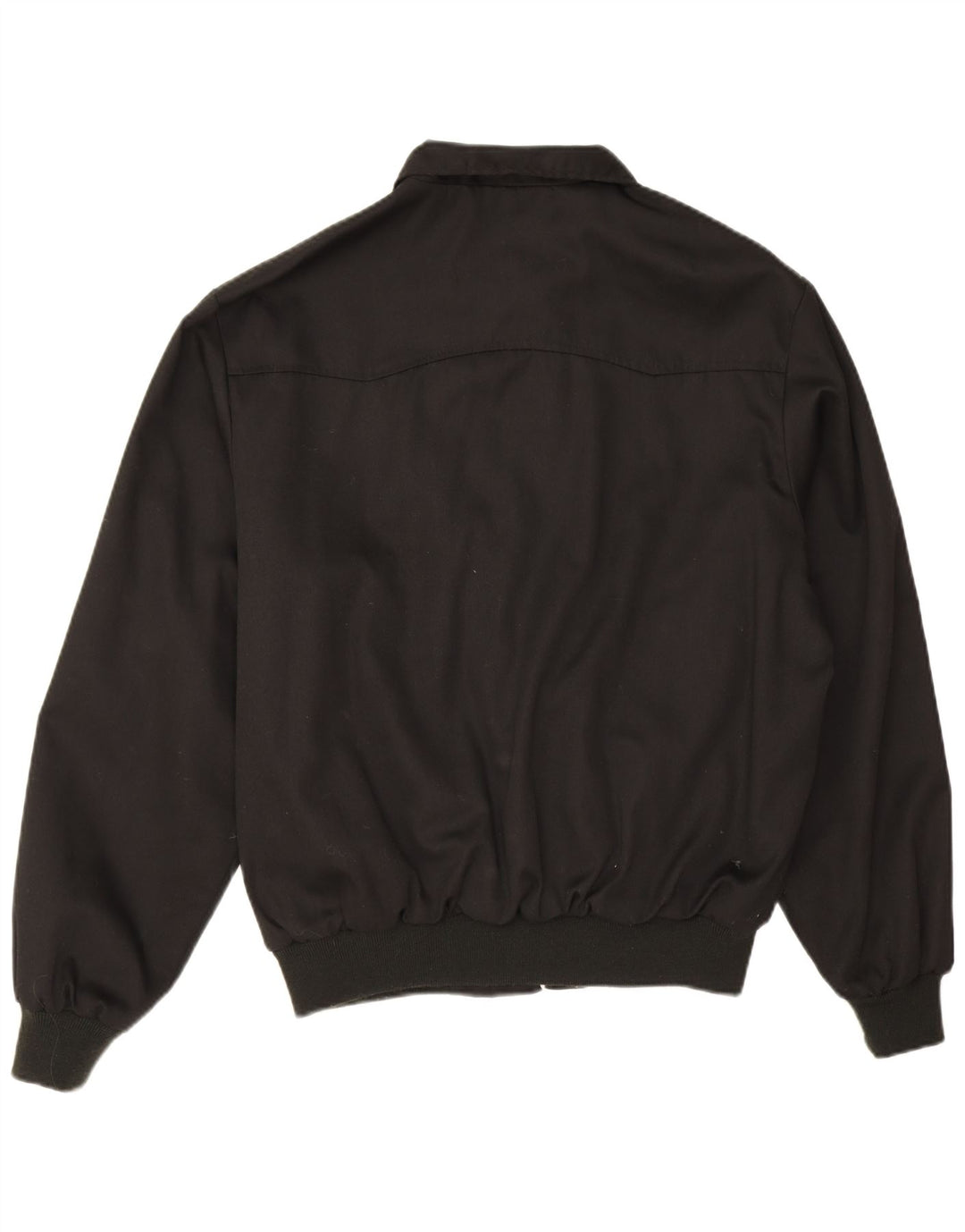 Męska kurtka bomberka Vintage UK 40, duża, czarna, poliestrowa