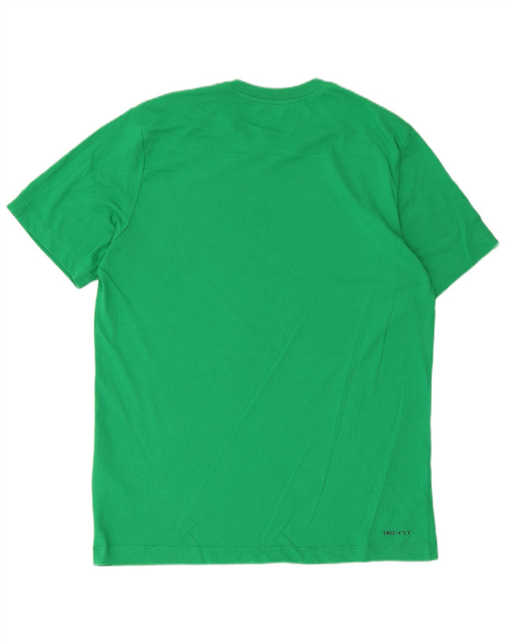 T-shirt męski Jordan, bawełniany, średni zielony